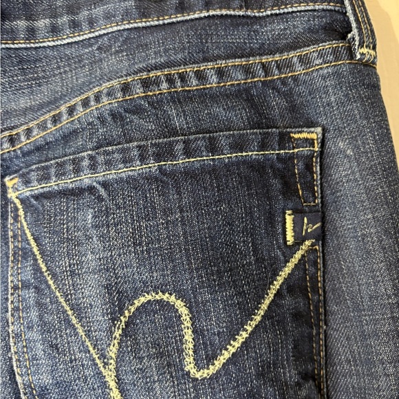 7 For All Mankind Dark Blue Denim Jeans Style 001-058 - Picture 5 of 10